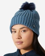 W SNOWFALL BEANIE, Washed Navy - Image 2