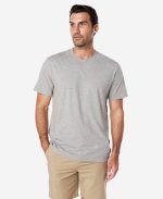 CREW T-SHIRT, Grey Melange - Image 4