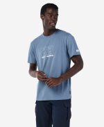 OUTLINE T-SHIRT, Washed Navy