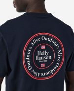 ALIVE OUTDOORS T-SHIRT, Navy - Image 2