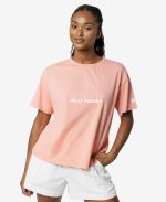 W OUTLINE T-SHIRT, Coral Almond