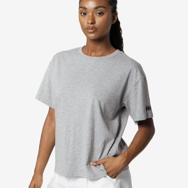 W CREW T-SHIRT 2.0, Grey Melange