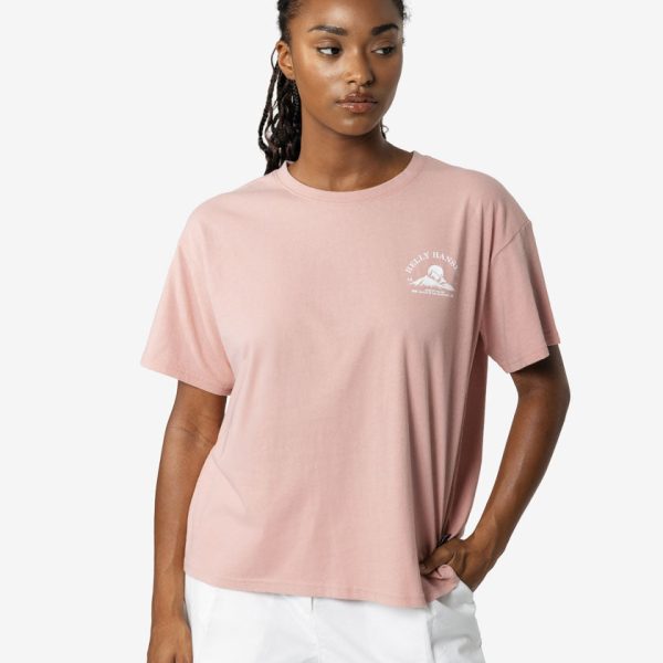 W BRUFJELL T-SHIRT, Pink Salt