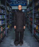 W ADEN LONG JACKET, Black - Image 5