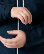 W LONG BELFAST JACKET, Navy - Image 4