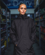 W ADEN LONG JACKET, Black - Image 4